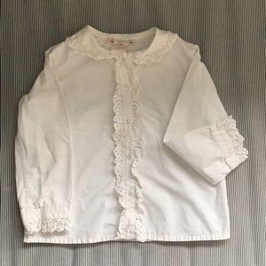 Bonpoint shirt with broderie anglaise 4